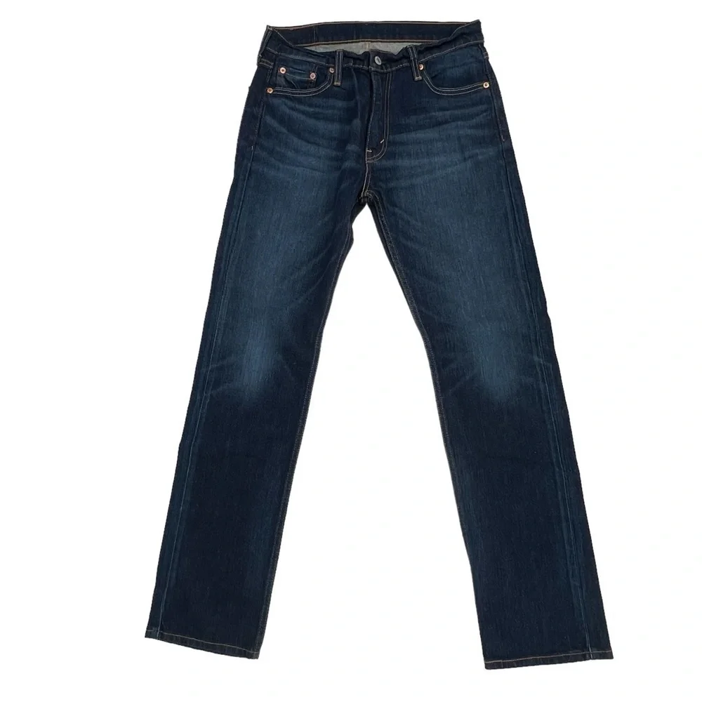 Levi's 513 Slim Straight Leg Stretch Denim Jeans Size 30 x 32 Men's